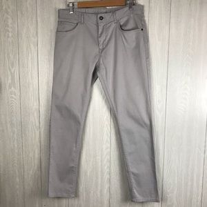 Zara Man Basic Collection Gray Stretch Skinny Jean